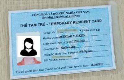 thẻ tạm trú